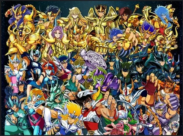 Personajes de saint seiya - Guess Who Template