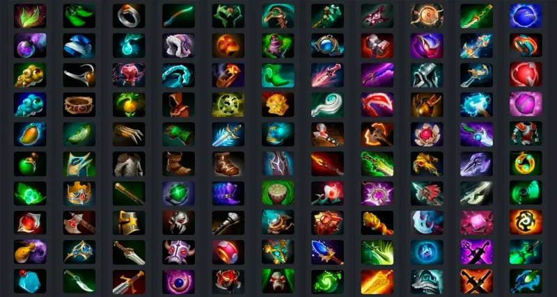 Dota 2 Items - Guess Who Template