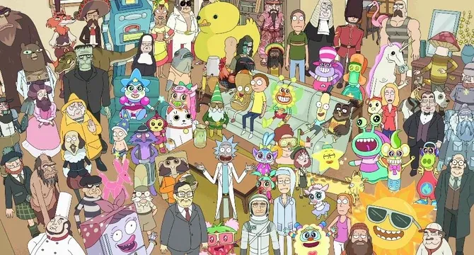 Rick and morti - Guess Who Template